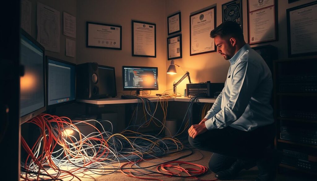 network wiring and IT support