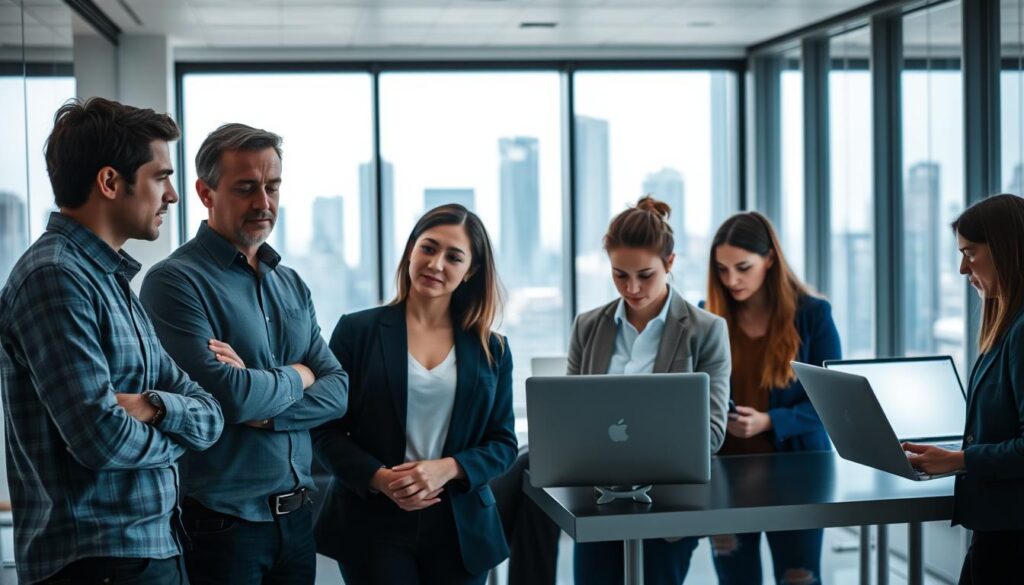 team of certified IT professionals