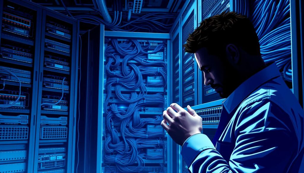 network wiring and server support