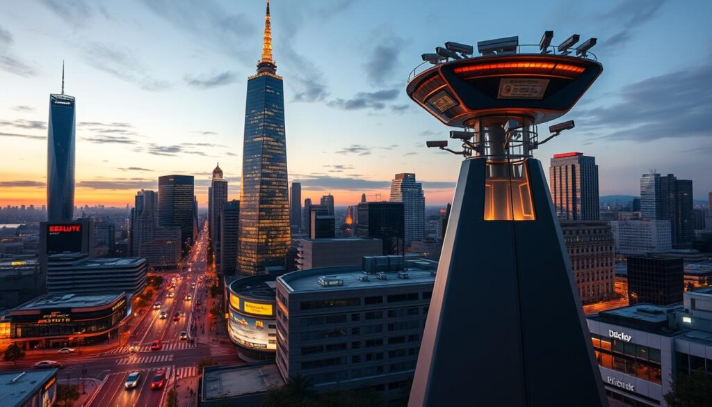 City surveillance installation by PC Evolution.