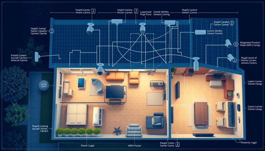 home security cameras placement plan