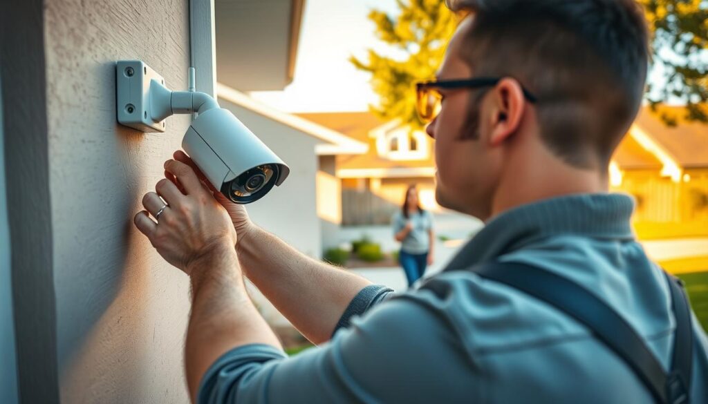 residential security camera installation