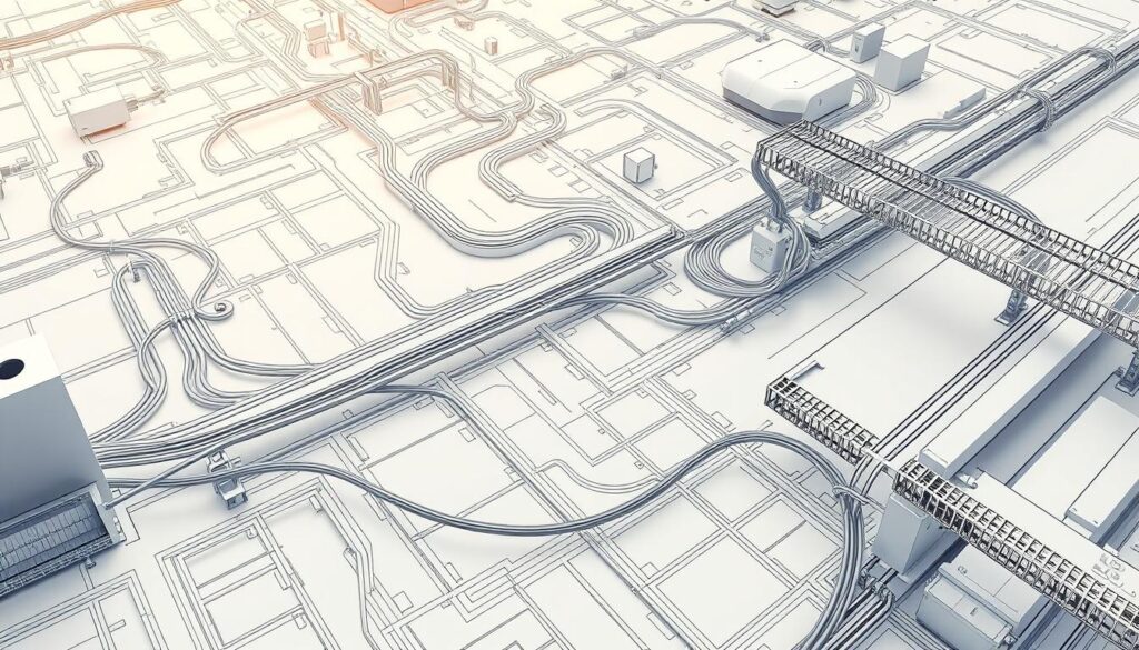 Infrastructure planning and cable routing