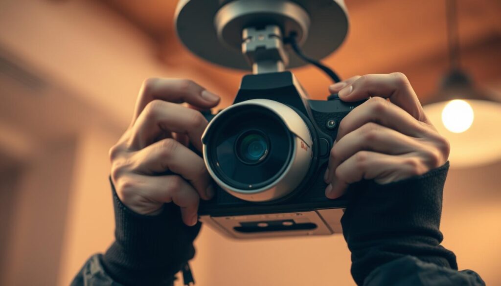 professional camera placement