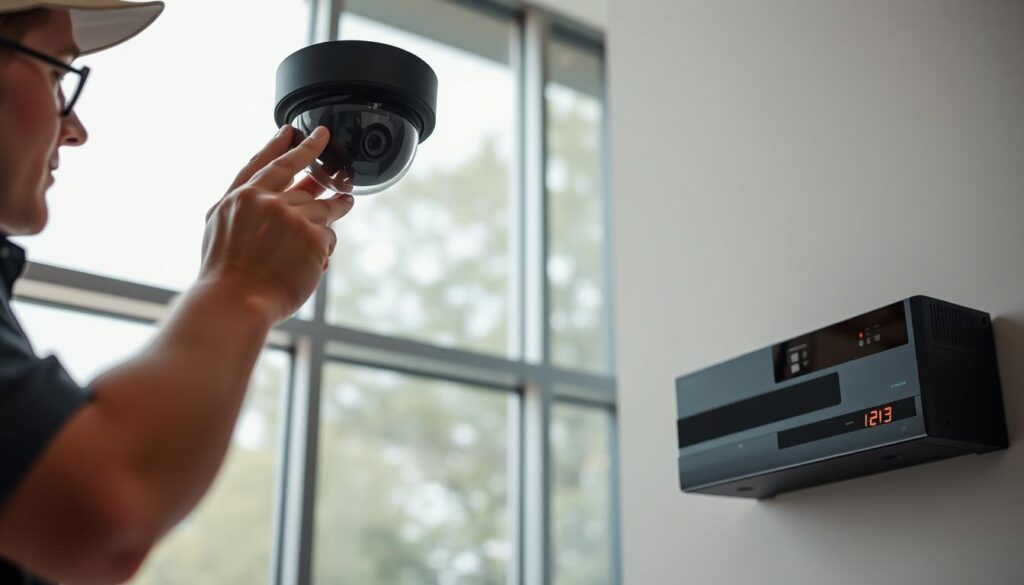 professional security camera installation