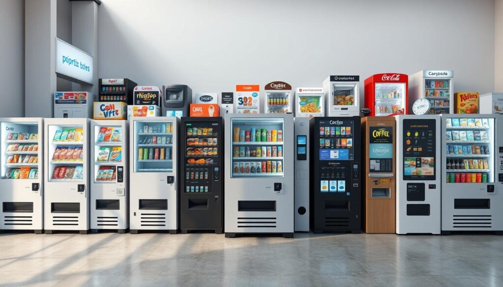 types of vending equipment