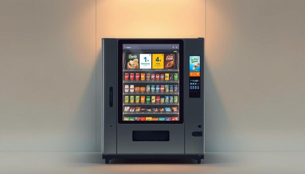 interactive touchscreen vending