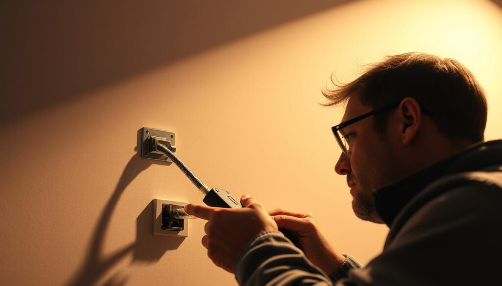 shielded cable installation