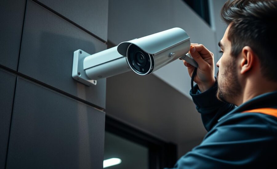 professional security camera installation