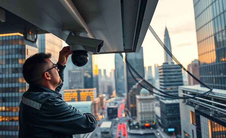 CCTV camera installation