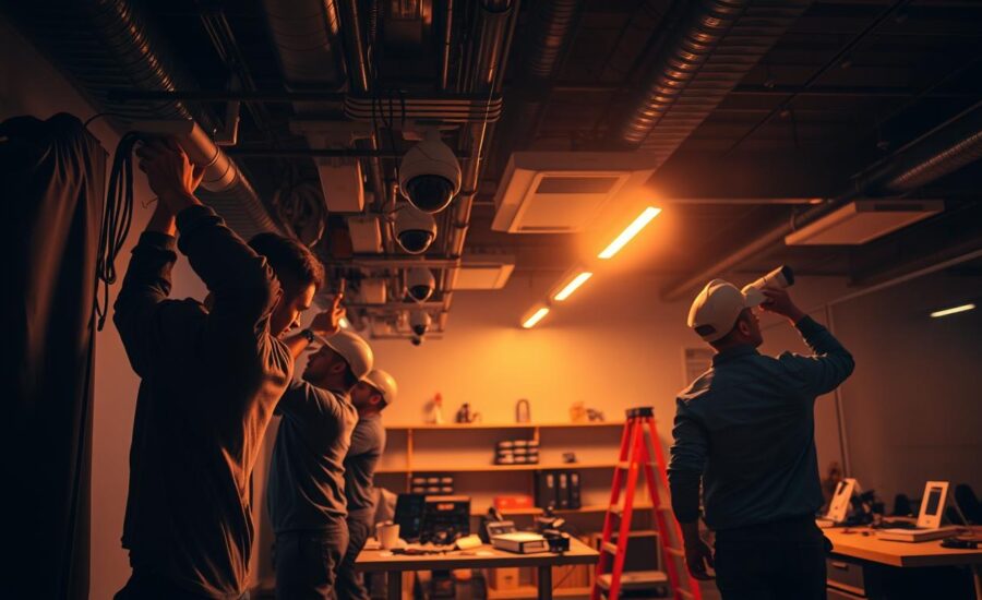 professional security camera installation