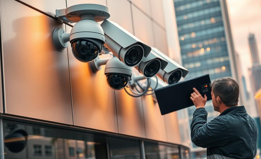 professional security camera installation