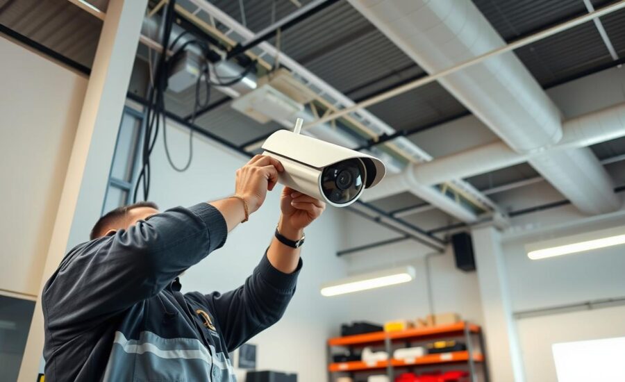 security camera installation service