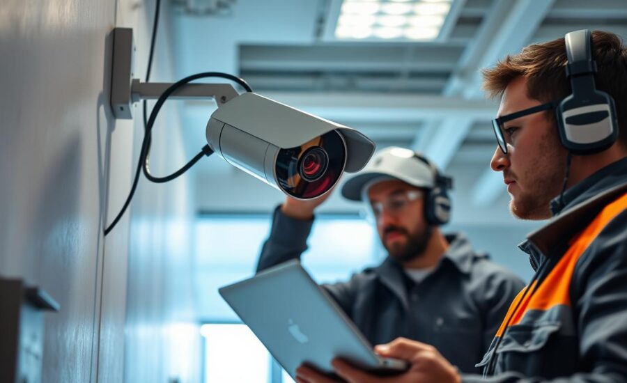professional security camera installation