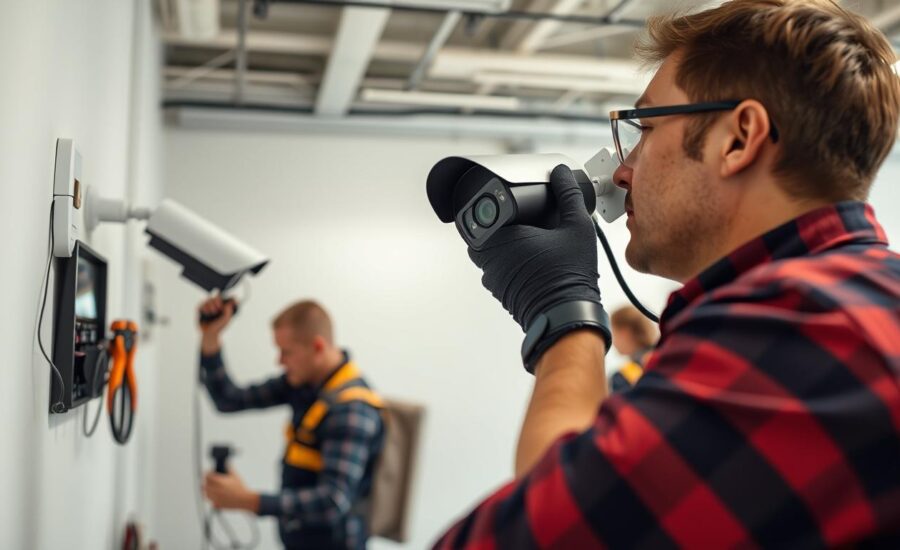 professional security camera installation